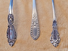 Lot Of 3 Sterling Silver  925 Ladles Baker Manchester  lady Claire   2  51 Grams