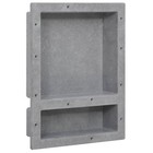 Shower Niche Bathroom Storage Furniture Shower Niche Shampoo Soap Shelf Vidaxl V
