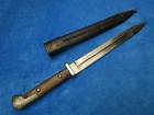 Original German Imperial M1884 1st Pattern Bayonet And Scabbard Erfurt a coppel