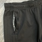 Adidas Team Issue Men   s Track Pants Black Zipper Pockets 3-stripe Athletic Large