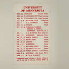 1971-72 Minnesota North Stars   Gophers Nhl Hockey Pocket Schedule  Grain Belt