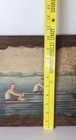 Vintage Great Scullers Race Men Boating Calendar Print Decoupage On Barn Wood