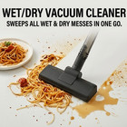 Steam Vacuum Cleaner Wet Dry Carpet Cleaner W  Hepa 6 Gallon Hot Water Extractor