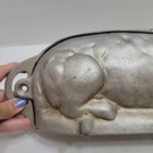 Vintage Cast Aluminum Lamb Mold Cake Butter Chocolate