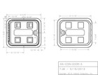 Arcade   Pinball Game Two Entry Coin Door  Wells Gardner Style Coin Door W  Mech