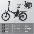 Varun 20  Foldable Electric Bicycle Commuter E-bike For Adults Teens Peak 500w