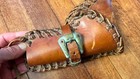 Rare Vintage Renalde Denver Colo Solid Nickel Buckle Leather Western Holster 8 