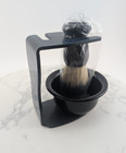 3 In 1 Set Men s Bristle Hair Shaving Brush Stand Holder Soap Bowl