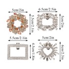 Detachable Shoe Buckle Rhinestone Shoe Clips Diy Shoe Decor For Wedding Bride    A