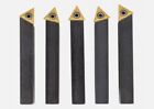5 Pc 1 2  Lathe Indexable Carbide Insert   Turning Tooling Bit Holder Set