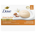 Dove Beauty Bar Soap Shea Butter  8 Bars For Nourished  Radiant Skin  Enriches S