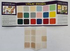 1952 Vintage Benjamin Moore Paint Sample Brochure Utilac Enamel