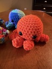 Lot Of 5   Handmade Crochet Octopus   Small Size  3 5  X 3  High   Multicolor