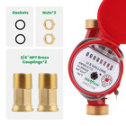 Dn20 Water Meter 3 4  Npt Gallon Water Flow Meter With Pulse Output Hot Water