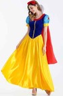 Adult Cosplay Snow White Princess Dress Halloween Stage Performance Costume