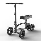 Foldable Steerable Knee Walker  Knee Scooter Crutches Alternative Deluxe Scooter