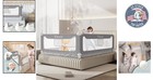 Protective Toddler Bed Rail - Soft Nylon Guard For Safe Sleeping Experience