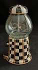 Mackenzie Childs Style Inspired Courtly Check Gumball Candy Dispensing Machine