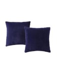 Morgan Home Velvet 18 Square Decorative Pillow 2-pack  Navy