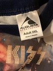Kiss Alive  -baseball Jersey Shirt  Vintage Iron On Size -dark Blue Sleeves 2xl