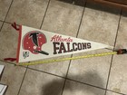 Vintage Atlanta Falcons  Pennant 1967 Nfl  Flag One Bar Helmet Face Mask