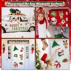 Merry Christmas Garage Door Decorations Magnets Pcs Garage Door 22 Red   Green