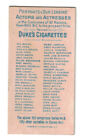 Marie Sutit 1889 Duke s Cigarette N71 Actors   Actresses Series 2 Tobacco Cards