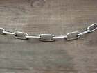 Native American 23  Sterling Silver Chain Link Necklace - Shirley