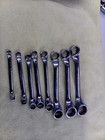 Snap On Tools 8 Pc  Short 10 Degree Offset Box End Wrench Set 3 16-13 16 Chrome