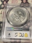 1948 Mexico     silver    5 Peso    cuauhtemoc     Pcgs Au 55     asw 0 868   