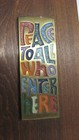 1969    peace To All Who Enter Here    Terra Sancta Guild Brass And Wood Wall Plaque