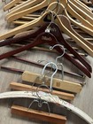 Lot Of 66 Antique Vintage Advertising Suit Hangers Mixed Lot Rare Huge Lot