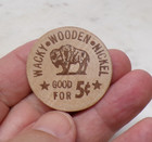 B   B Club Wooden Nickel Token Hamilton City California Is This Family   E