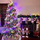 100-200 Led Solar Christmas String Lights Fairy Garden Outdoor Party Lamp