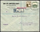 Jaffa Palestine Templer German Bank Nice Logo Seal 1928