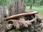 Small Wood-carved Shelf  Carved Shelf  Wooden Shelf For Accents  Photos