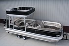 New 27 Ft Funship Pontoon Boat With New 225 Mercury And Trailer
