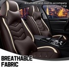Car Seat Covers For Honda Passport 2019-2026 Nappa Leather Luxury Coffee 2 Seats