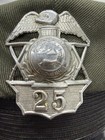 Vintage 1950 s State Of Indiana Police Hat - Number 25