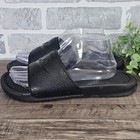 Nike Benassi Jdi Slides Mens Size 8 Black Just Do It Athletic Sandals 343880-001
