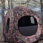 Hunting Blind  3 Persons Pop Up Ground Blind With Hub System  Carry Bag For Deer
