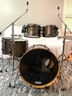 Tama Superstar Hyperdrive 5pc Drum Set Grey Pewter Black Nickel Hardware Birch
