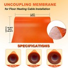 Maxkosko Uncoupling Membrane  Heating Cable Underlayment Membrane--30  Off
