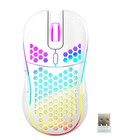 Wireless Mouse Gaming Rechargeable Optical Mouse Cordless 7 Color Led Backlit Pc