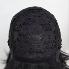 Heat Resistant Short Bob Synthetic Lace Front Wigs Glueless Black Straight Hair