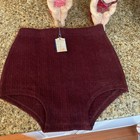 Vintage 40s Wool Swim Trunks Shorts Never Worn Original Sales Tags Maroon