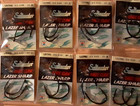  Lot 100 Eagle Claw Lazer Sharp Black Saltwater Sea Guard Hook  9 0  L317mmg
