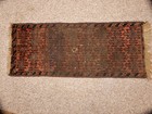 Antique Distressed Oriental Rug Table Runner Ca 1900
