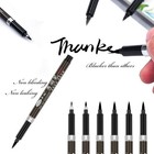 6 Pcs Calligraphy Pens Set For Beginners Hand Lettering Brush 3 Size Black