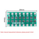 0805 0603 0402 Smd To Dip 2 54mm Adapter Board Capacitor Resistors Led Converter